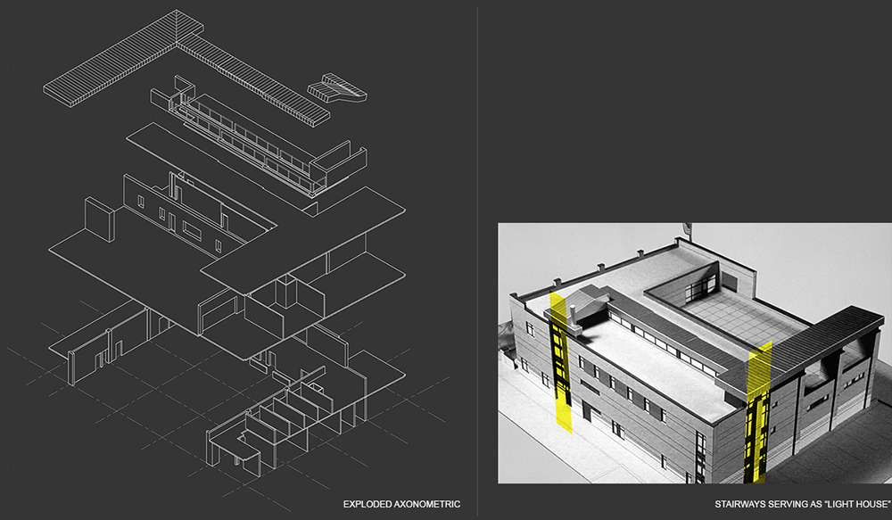 Rockaway Combined Fire and EMS Station. Far Rockaway, NY.