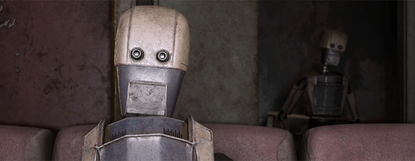 Artwork of head and shoulders of a robot monster