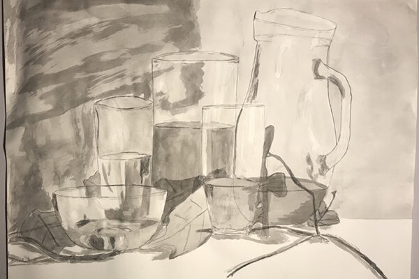 Kayla Anderson, Professor Carrie Rubinstein, Drawing I Fall 2020