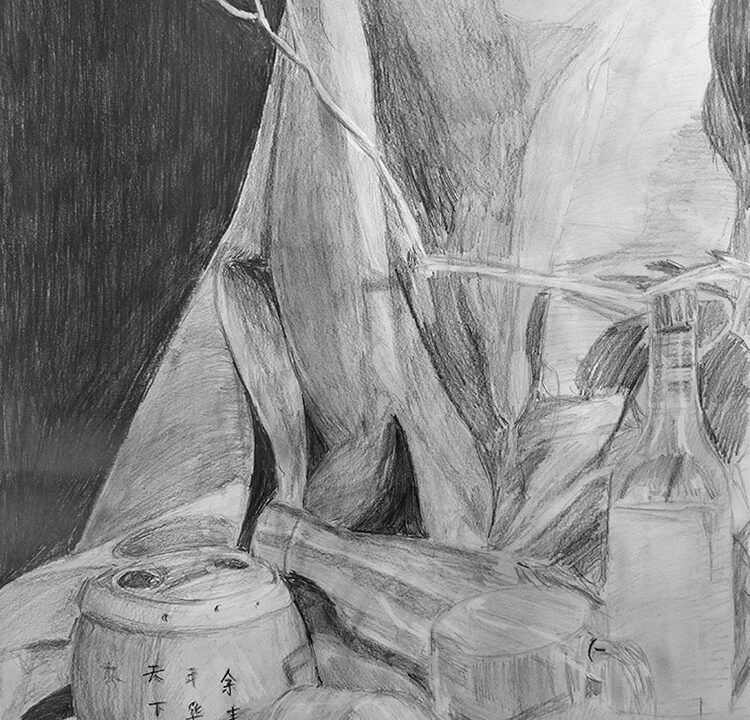 Ada Ye, Professor Carrie Rubinstein, Drawing I Fall 2020