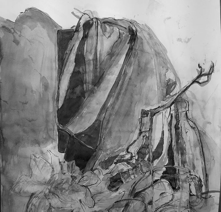 Ada Ye, Professor Carrie Rubinstein, Drawing I Fall 2020