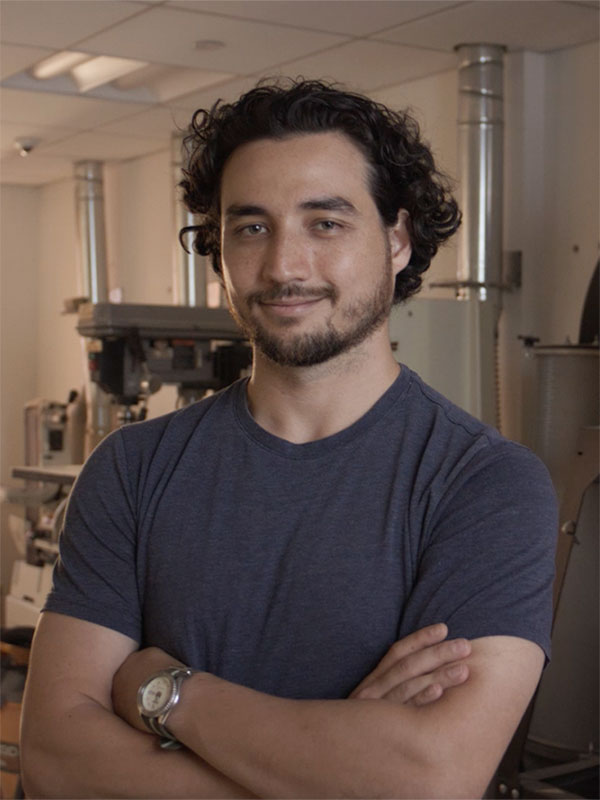 New York Tech student Andrew Hertz