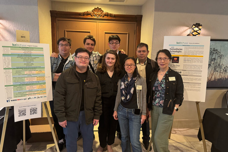 Group of students and their professors