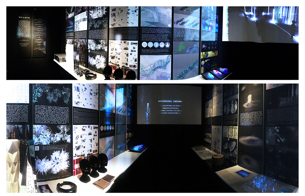 DATA & MATTER Exhibition at Palazzo Bembo -European Cultural Center, a collateral event of the 2018 Venice Architecture Biennale (Exhibition Curated with Nancy Diniz and Frank Melendez).