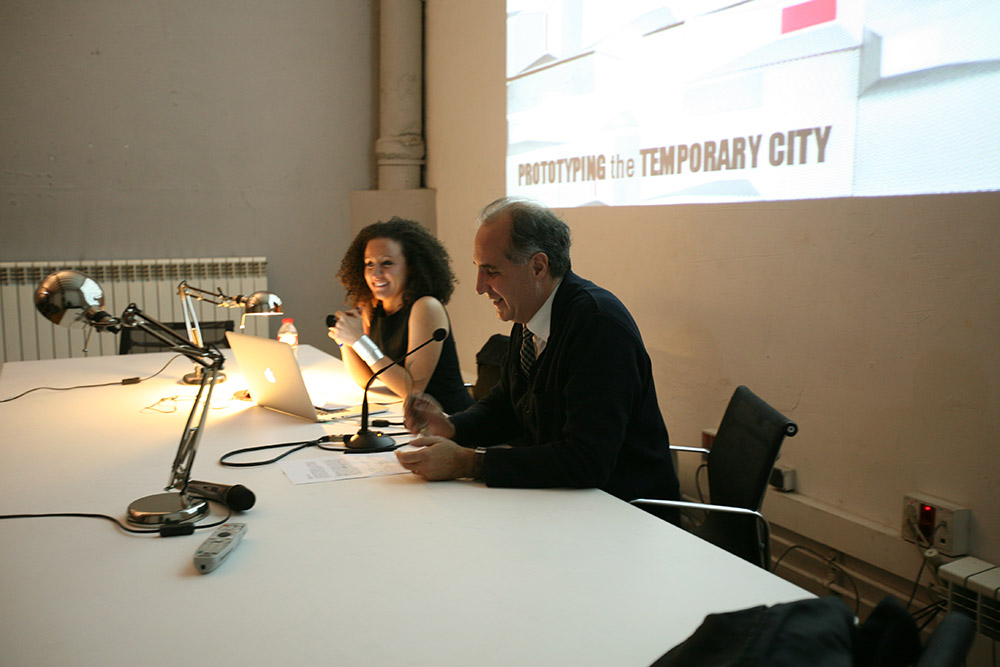 20_Lecture: “PROTOTYPING the temporary CITY), Lecture at IaaC-Institute of Advanced Architecture of Catalonia.