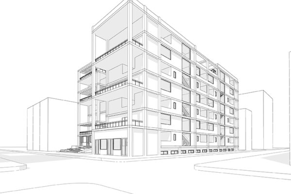 3D Building Architecture layout