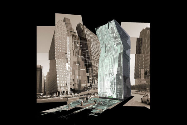 New York Times Think Big Ideas for the Reconstruction of the World Trade Center, Curated by Herbert Muschamp and Exhibited at the MoMA, and the 2002 Venice Biennale. Prototype for Block #2: Pablo LORENZO-EIROA, Principal and Project Designer, Project Designer Meredith Lynn Bostwick, Consultant Carlos Majauskas, New York City, 2002, e-architects.net