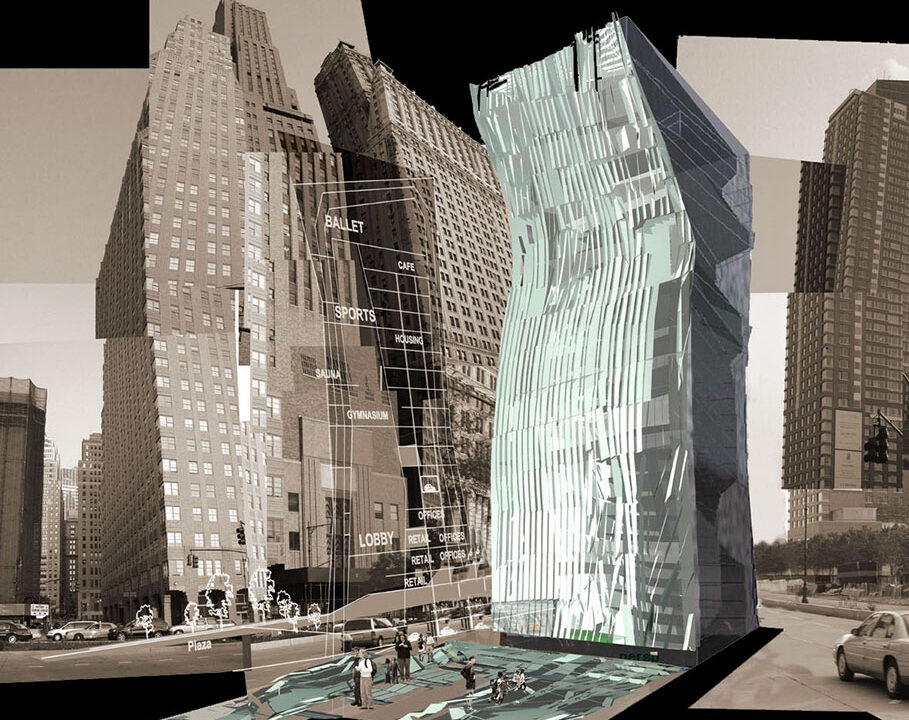 New York Times Think Big Ideas for the Reconstruction of the World Trade Center, Curated by Herbert Muschamp and Exhibited at the MoMA, and the 2002 Venice Biennale.