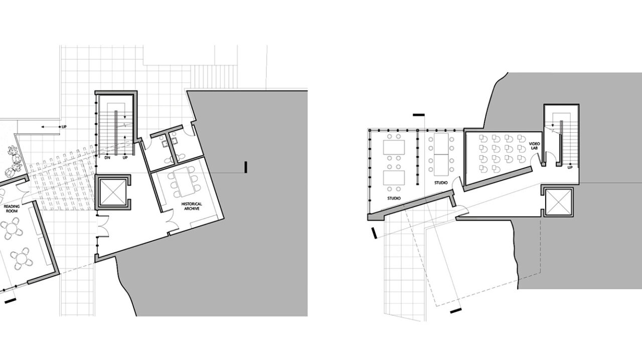 Floor plans of a structure