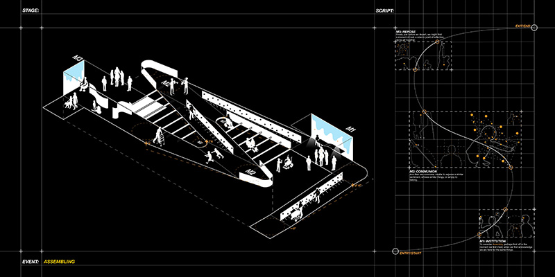 B.Arch Thesis Project, Jimi Adeseun (student), Sergio Elizondo (Faculty); ARCH 502 Design Thesis, B. Arch Program, Spring 2020