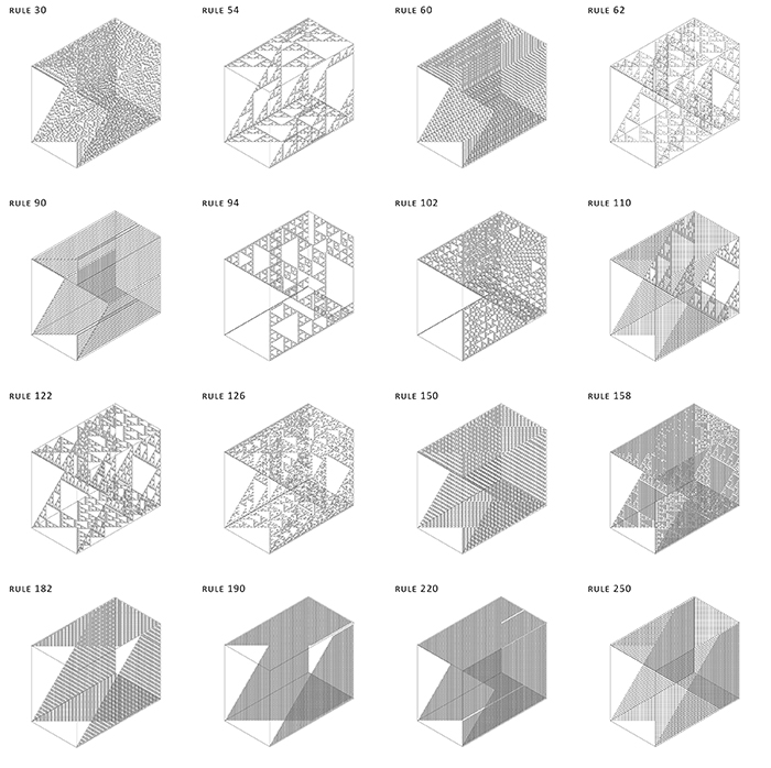 B.Arch 501-502, Informed Interscalar Fluidity, Thesis Studio, Associate Professor Pablo Lorenzo-Eiroa, F2019 and S2020. The thesis studio worked on a full-scale synthetic interactive immersive architecture installation for the