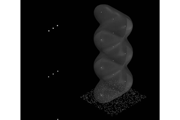 B.Arch 501-502, Informed Interscalar Fluidity, Thesis Studio, Associate Professor Pablo Lorenzo-Eiroa, F2019 and S2020. The thesis studio worked on a full-scale synthetic interactive immersive architecture installation for the