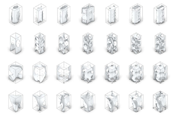 B.Arch 501-502, Informed Interscalar Fluidity, Thesis Studio, Associate Professor Pablo Lorenzo-Eiroa, F2019 and S2020. The thesis studio worked on a full-scale synthetic interactive immersive architecture installation for the