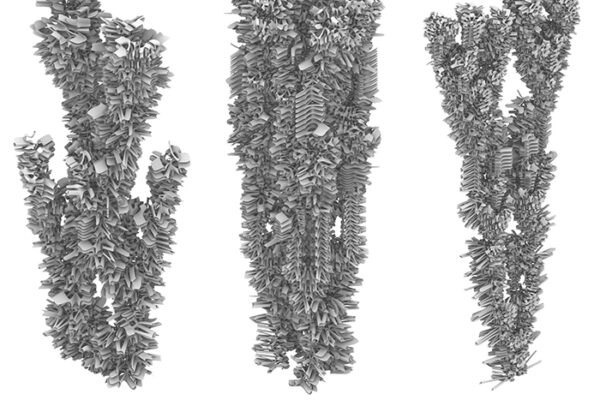 B.Arch 501-502, Informed Interscalar Fluidity, Thesis Studio, Associate Professor Pablo Lorenzo-Eiroa, F2019 and S2020. The thesis studio worked on a full-scale synthetic interactive immersive architecture installation for the