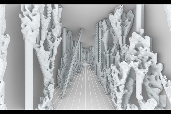 B.Arch 501-502, Informed Interscalar Fluidity, Thesis Studio, Associate Professor Pablo Lorenzo-Eiroa, F2019 and S2020. The thesis studio worked on a full-scale synthetic interactive immersive architecture installation for the...