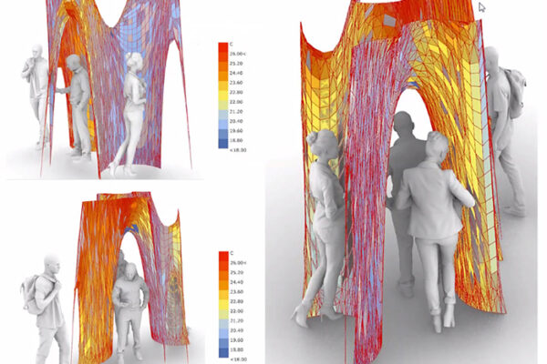 B.Arch 501-502, Informed Interscalar Fluidity, Thesis Studio, Associate Professor Pablo Lorenzo-Eiroa, F2019 and S2020. The thesis studio worked on a full-scale synthetic interactive immersive architecture installation for the...