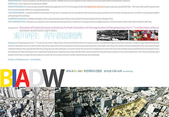 Busan International Architectural Design Workshop Pusan National University Pusan, South Korea 2016