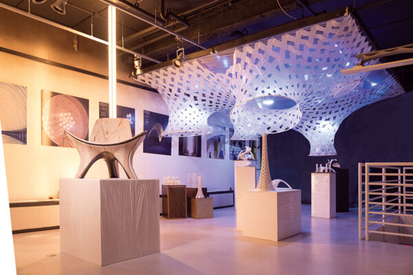 Stereoma Stereotomy Exhibition, Night Shot, Dustin White