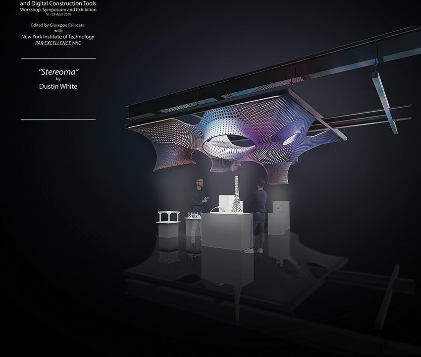Stereoma Stereotomy Exhibition, Rendering, Dustin White