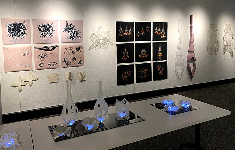 Automation in Design Ehibition, Kerf Models, Dustin White