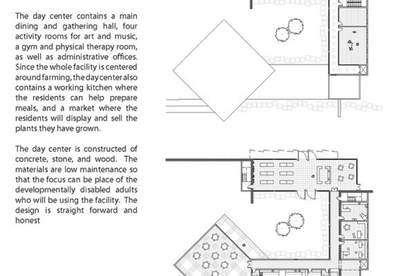 B.Arch Thesis Project, Amanda Seidel (student), Robert Cody (Faculty); ARCH 502 Design Thesis, B. Arch Program in collaboration with School of Health Professions, Spring 2018