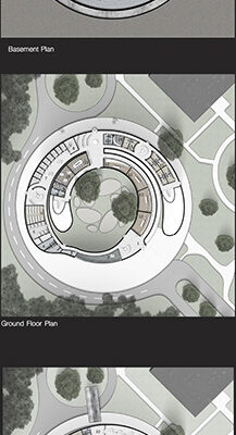 B.Arch Thesis Project: Arcadiusz Chrobac, Luis Bruni, Santiago Molina (students), Giuseppe Fallacara (Faculty); ARCH 502 Design Thesis, B. Arch Program in collaboration with School of Health Professions, Spring 2018