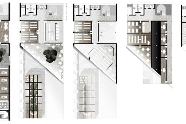 B.Arch Thesis Project: Arcadiusz Chrobac, Luis Bruni, Santiago Molina (students), Giuseppe Fallacara (Faculty); ARCH 502 Design Thesis, B. Arch Program in collaboration with School of Health Professions, Spring 2018
