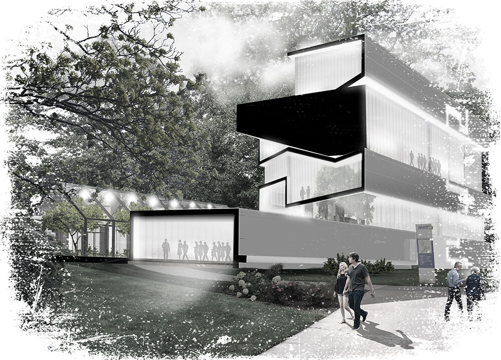 B.Arch Thesis Project: Arcadiusz Chrobac, Luis Bruni, Santiago Molina (students), Giuseppe Fallacara (Faculty); ARCH 502 Design Thesis, B. Arch Program in collaboration with School of Health Professions, Spring 2018