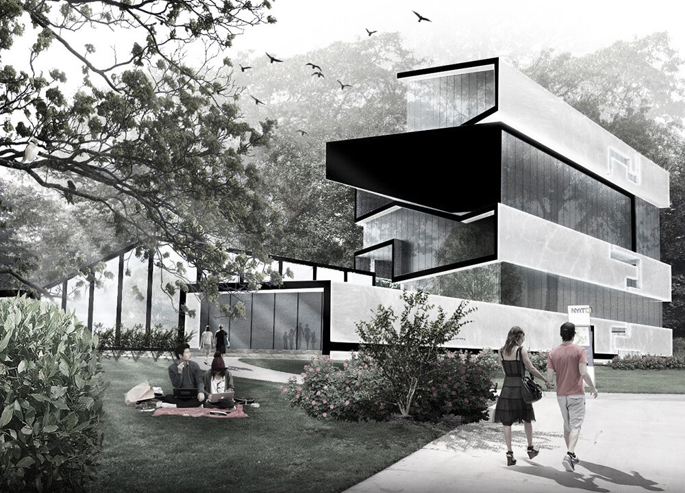 B.Arch Thesis Project: Arcadiusz Chrobac, Luis Bruni, Santiago Molina (students), Giuseppe Fallacara (Faculty); ARCH 502 Design Thesis, B. Arch Program in collaboration with School of Health Professions, Spring 2018