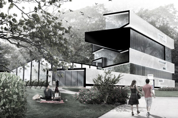 B.Arch Thesis Project: Arcadiusz Chrobac, Luis Bruni, Santiago Molina (students), Giuseppe Fallacara (Faculty); ARCH 502 Design Thesis, B. Arch Program in collaboration with School of Health Professions, Spring 2018