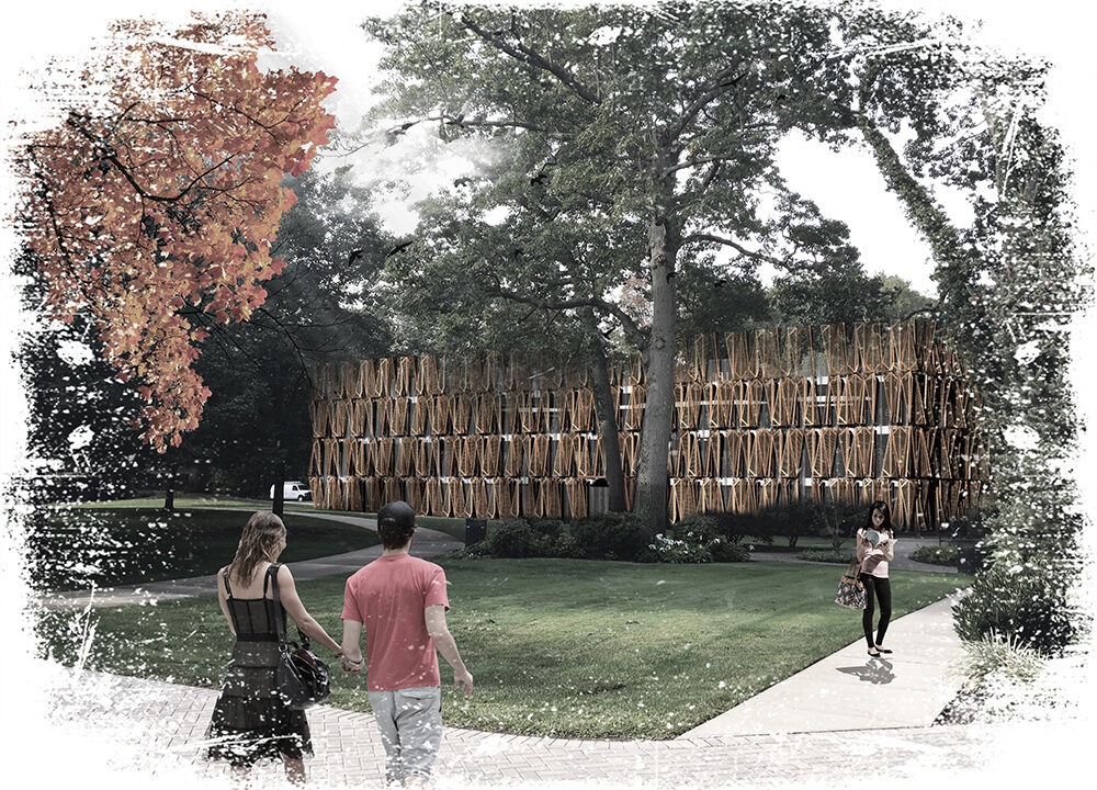 B.Arch Thesis Project: Arcadiusz Chrobac, Luis Bruni, Santiago Molina (students), Giuseppe Fallacara (Faculty); ARCH 502 Design Thesis, B. Arch Program in collaboration with School of Health Professions, Spring 2018