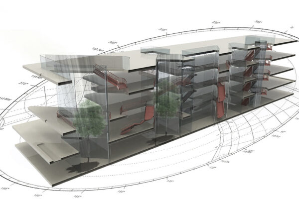 B.Arch Thesis Project: Arcadiusz Chrobac, Luis Bruni, Santiago Molina (students), Giuseppe Fallacara (Faculty); ARCH 502 Design Thesis, B. Arch Program in collaboration with School of Health Professions, Spring 2018