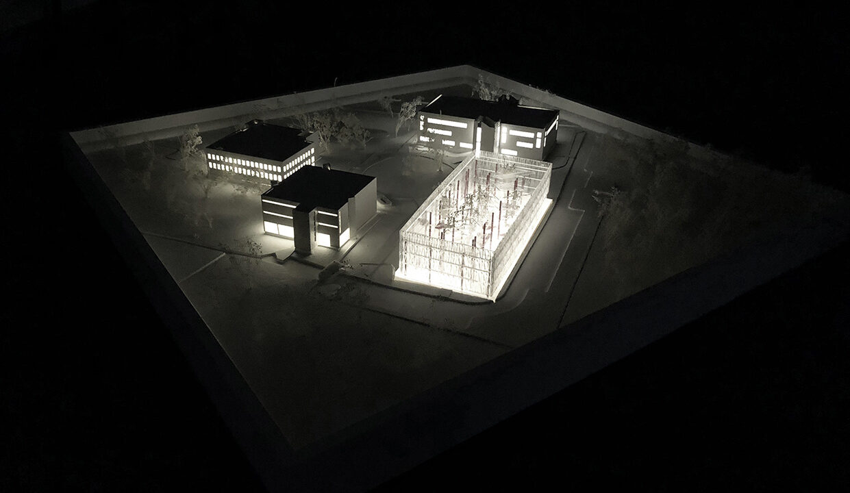 B.Arch Thesis Project: Arcadiusz Chrobac, Luis Bruni, Santiago Molina (students), Giuseppe Fallacara (Faculty); ARCH 502 Design Thesis, B. Arch Program in collaboration with School of Health Professions, Spring 2018