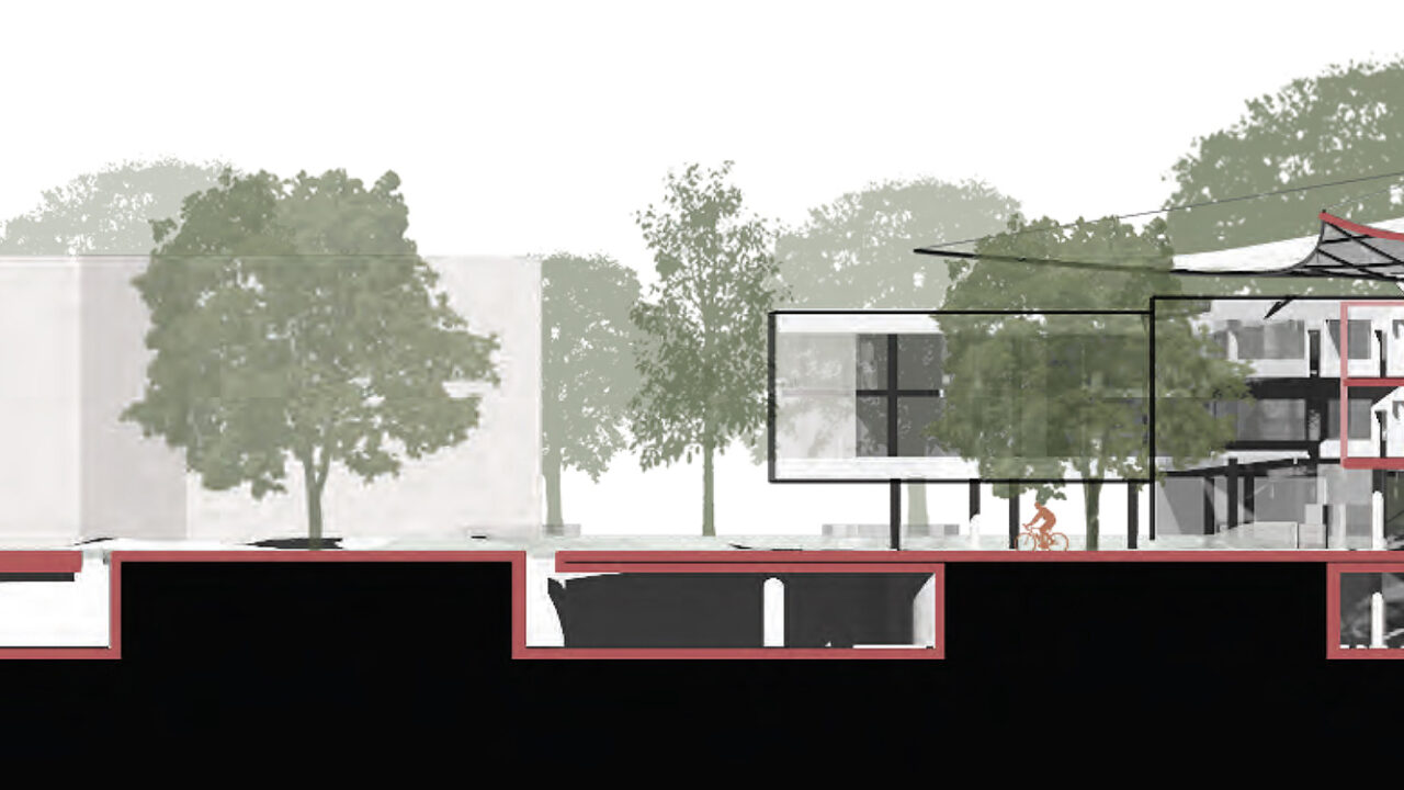 B.Arch Thesis Project, Alexander M. Caba (student), Robert Cody (Faculty); ARCH 502 Design Thesis, B. Arch Program in collaboration with School of Health Professions, Spring 2018