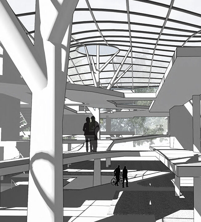 B.Arch Thesis Project, Alexander M. Caba (student), Robert Cody (Faculty); ARCH 502 Design Thesis, B. Arch Program in collaboration with School of Health Professions, Spring 2018