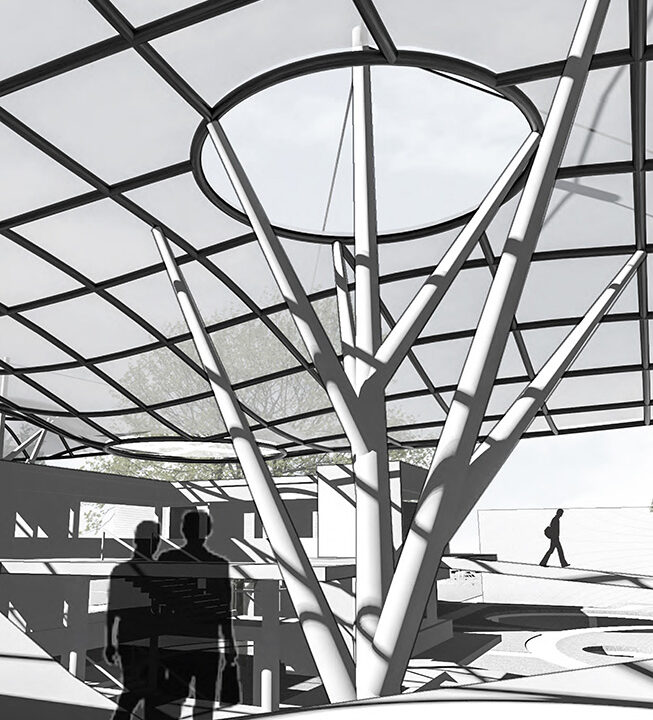 B.Arch Thesis Project, Alexander M. Caba (student), Robert Cody (Faculty); ARCH 502 Design Thesis, B. Arch Program in collaboration with School of Health Professions, Spring 2018