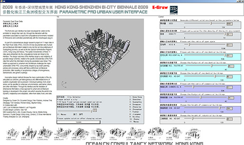Parametric Pearl River Delta, 2009-2010 Exhibition: Hong Kong-Shenzhen Bi-City Biennale 2009