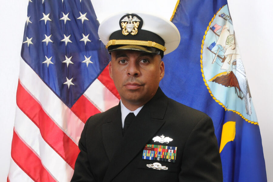 Portrait of Dru Arana in uniform