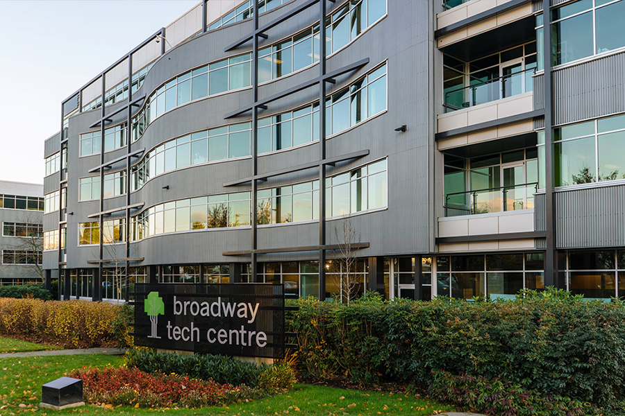 Front of Broadway Tech Centre.