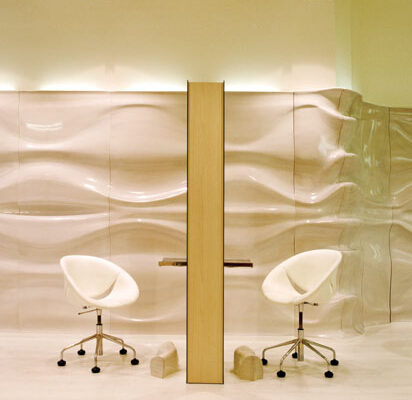 Individual Stations of Hair Salon in Verona, Italy