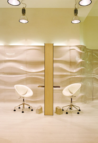 Individual Stations of Hair Salon in Verona, Italy