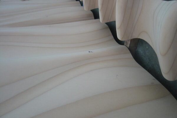 Wood Boiserie Fabrication of Hair Salon in Verona, Italy