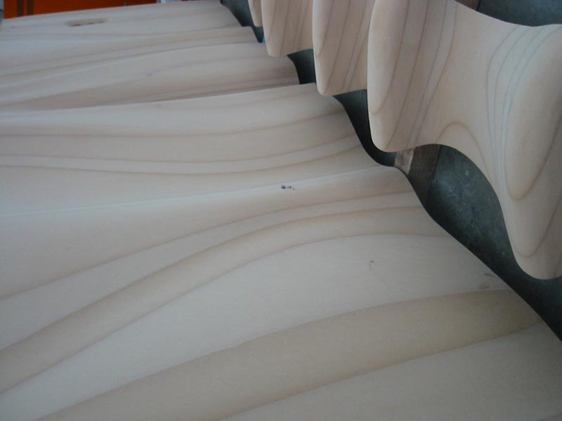 Wood Boiserie Fabrication of Hair Salon in Verona, Italy