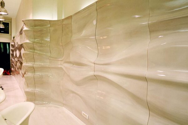 Boiserie Design of Hair Salon in Verona, Italy