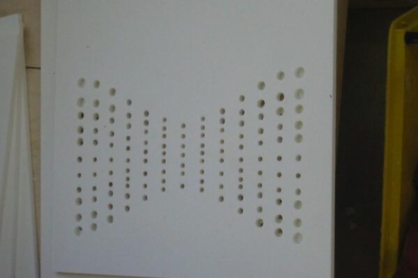 Corian CNC Milled of Hair Salon in Verona, Italy