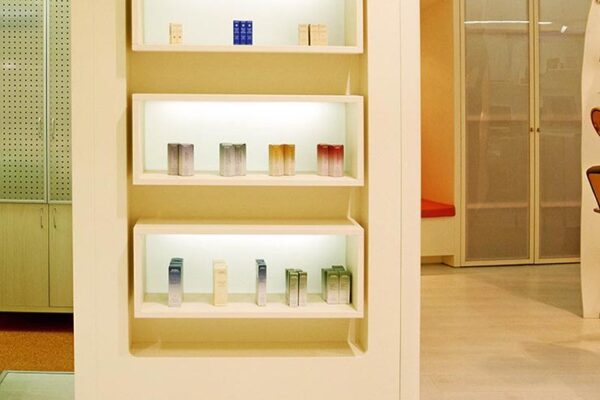 Wall Furniture Design of Hair Salon in Verona, Italy