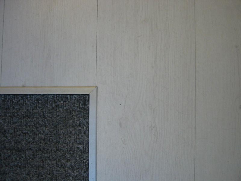 Floor Materials and Transition at Entrance of Hair Salon in Verona, Italy