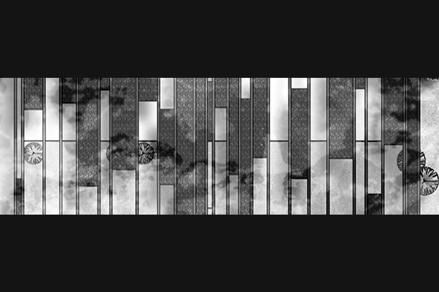 metal rectangles with varying textures