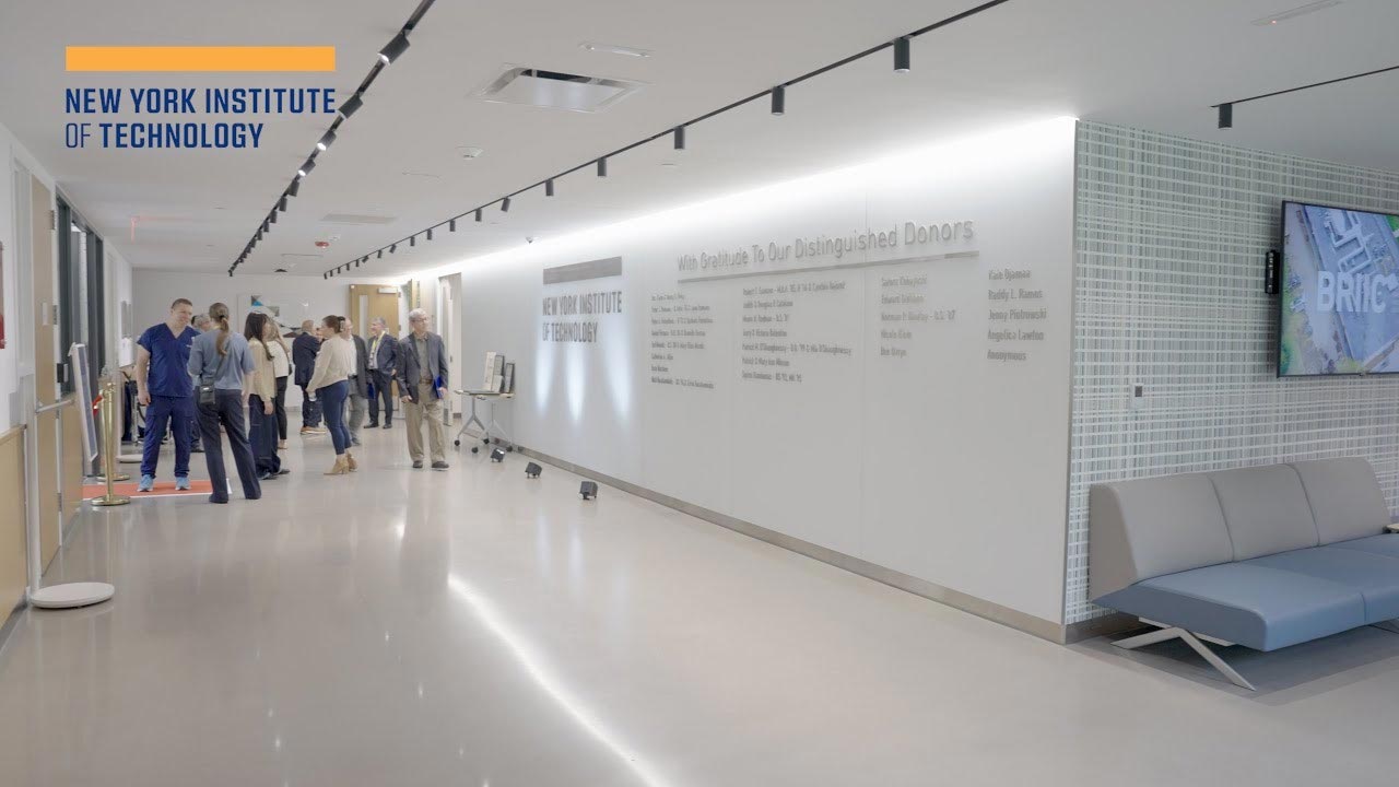 BRIIC building interior hallway