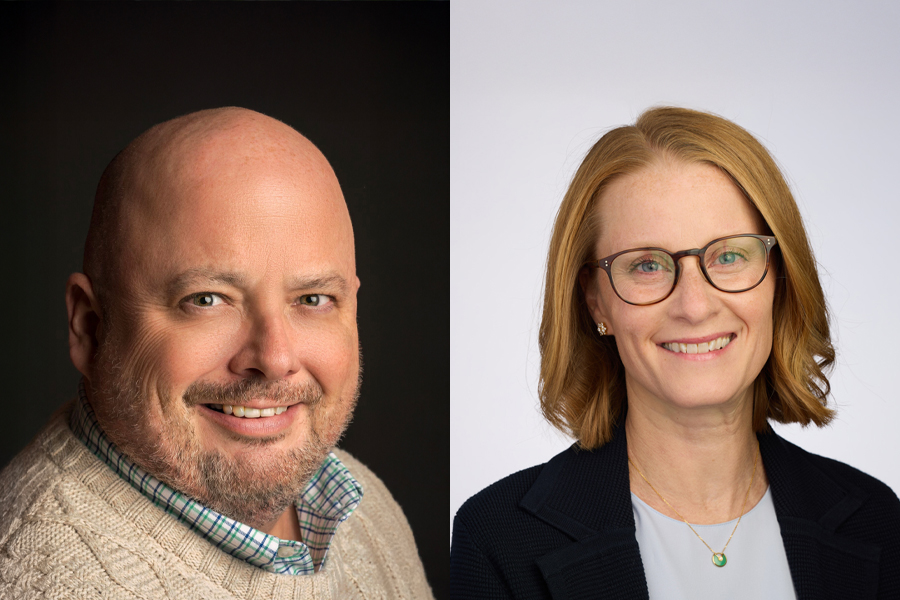 Portraits of Fred Harris and Elizabeth Haines